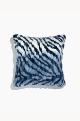 Blue Zebra Pillow